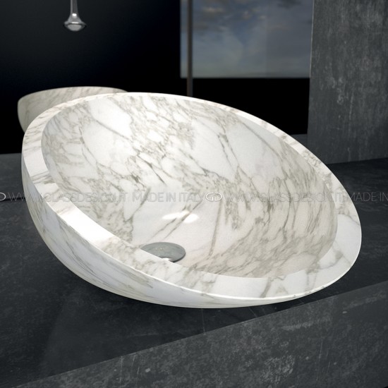 Glass Design Air Marble Lavabo
