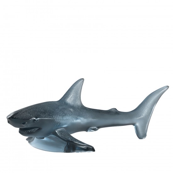 Lalique Sculpture Shark Big...