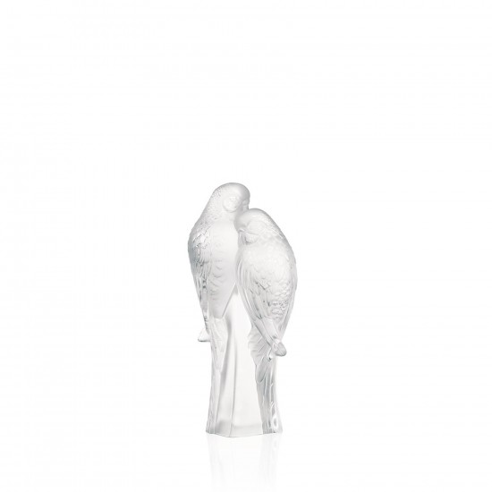 Lalique Sculpture 2  Parakeets