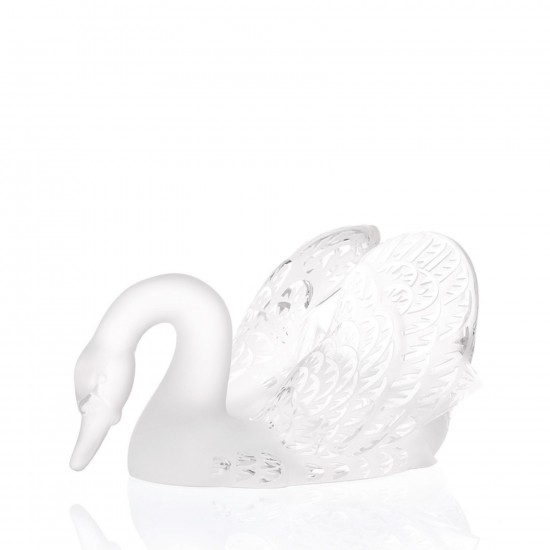 Lalique Swan Sculpture Head...
