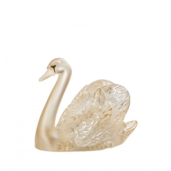 Lalique Swan Sculpture Head...