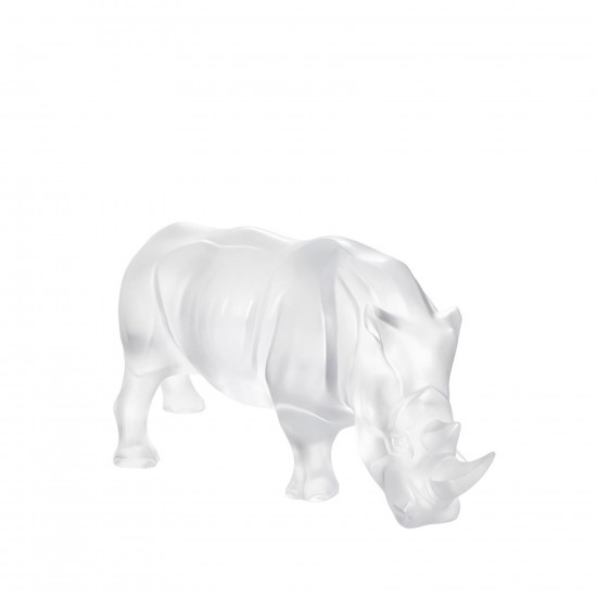 Lalique Scultura Rinoceronte