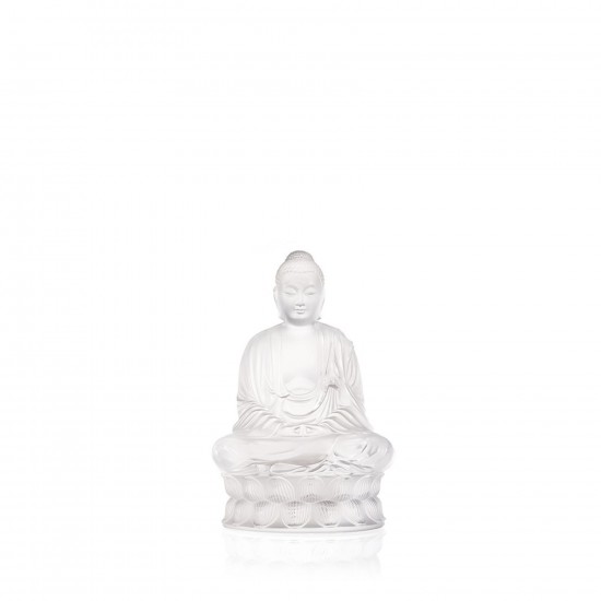 Lalique Small Buddha Sculpture