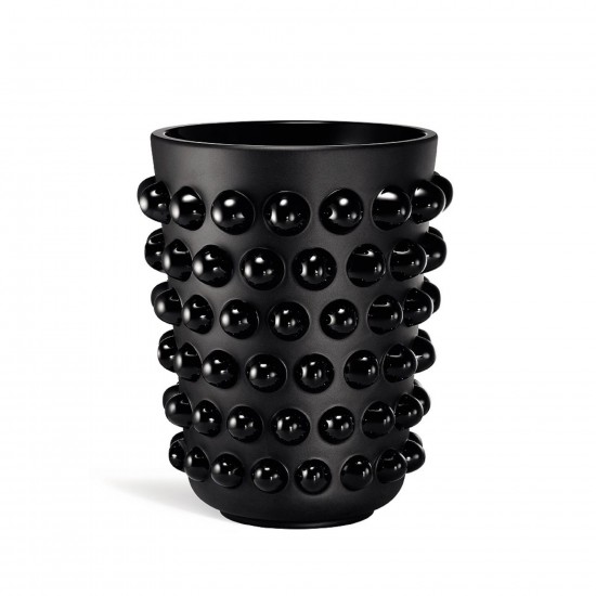 Lalique Mossi XXL Vase Black