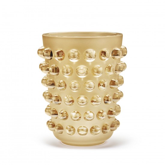 Lalique Mossi XXL Vase Gold...