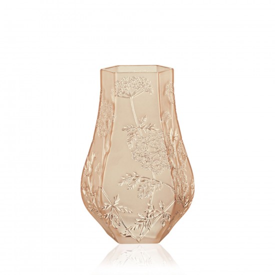 Lalique Ombrelles Vase Gold...