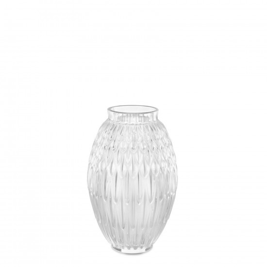 Lalique Plumes Vase