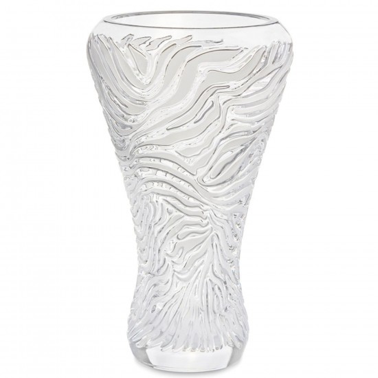 Lalique Vaso Zebre Rilievo...
