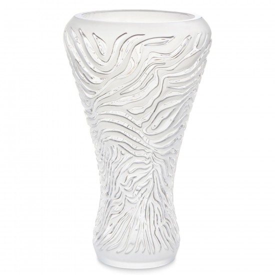 Lalique Vaso Zebre Rilievo...