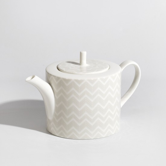 Missoni Zig Zag White Teapot