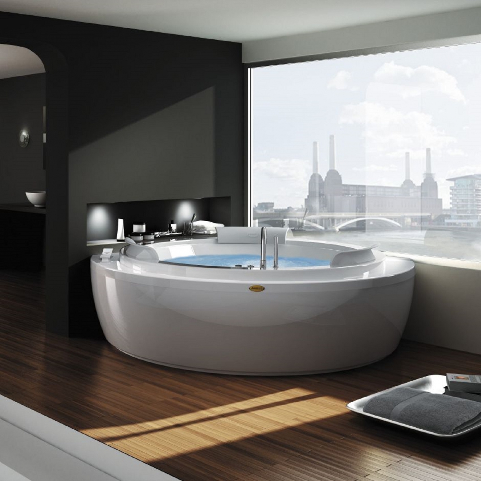 Bathroom Ideas With Corner Jacuzzi Best Home Design Ideas