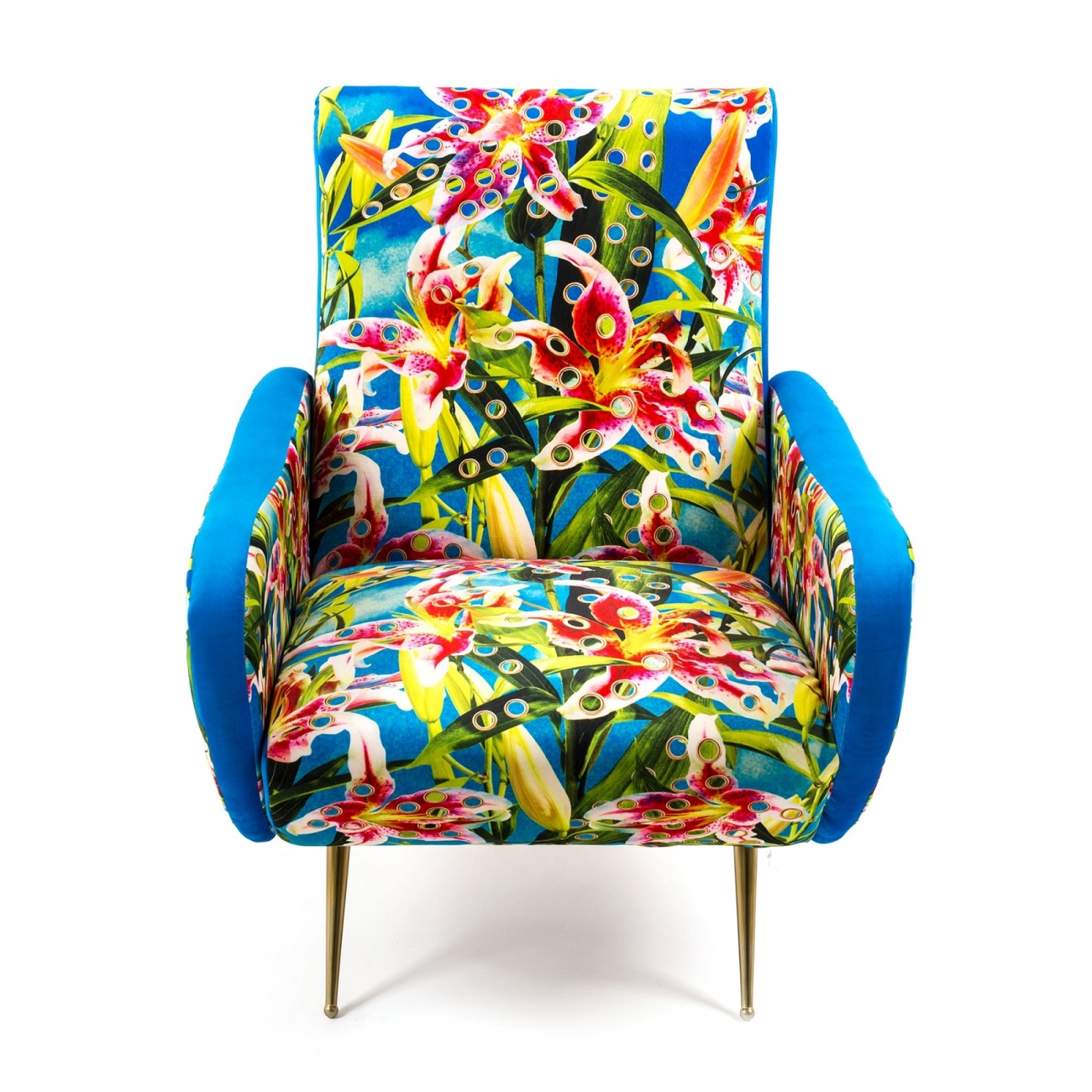 SELETTI TOILETPAPER FLOWERS WITH HOLES ARMCHAIR