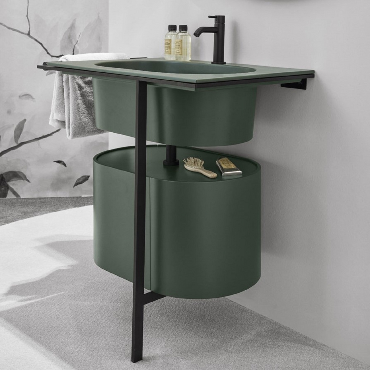 CIELO MULTIPLO WASHBASIN WITH CABINET