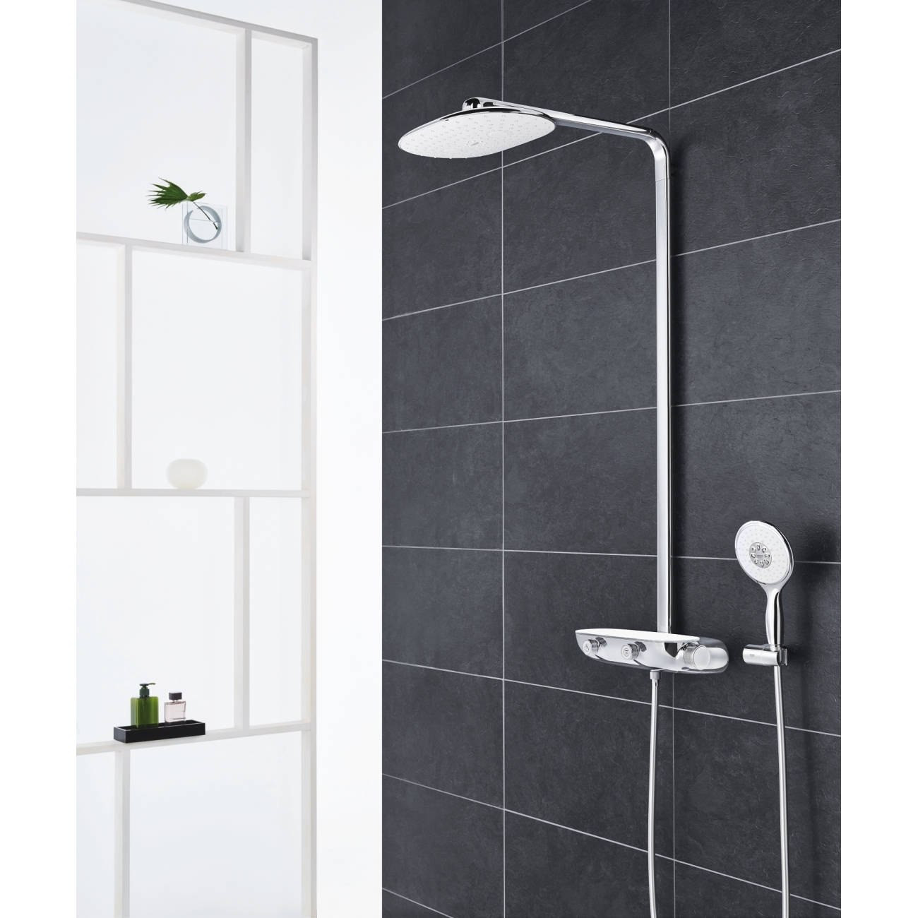 White GROHE Grohe Smart-Control Shower System 310 mm 