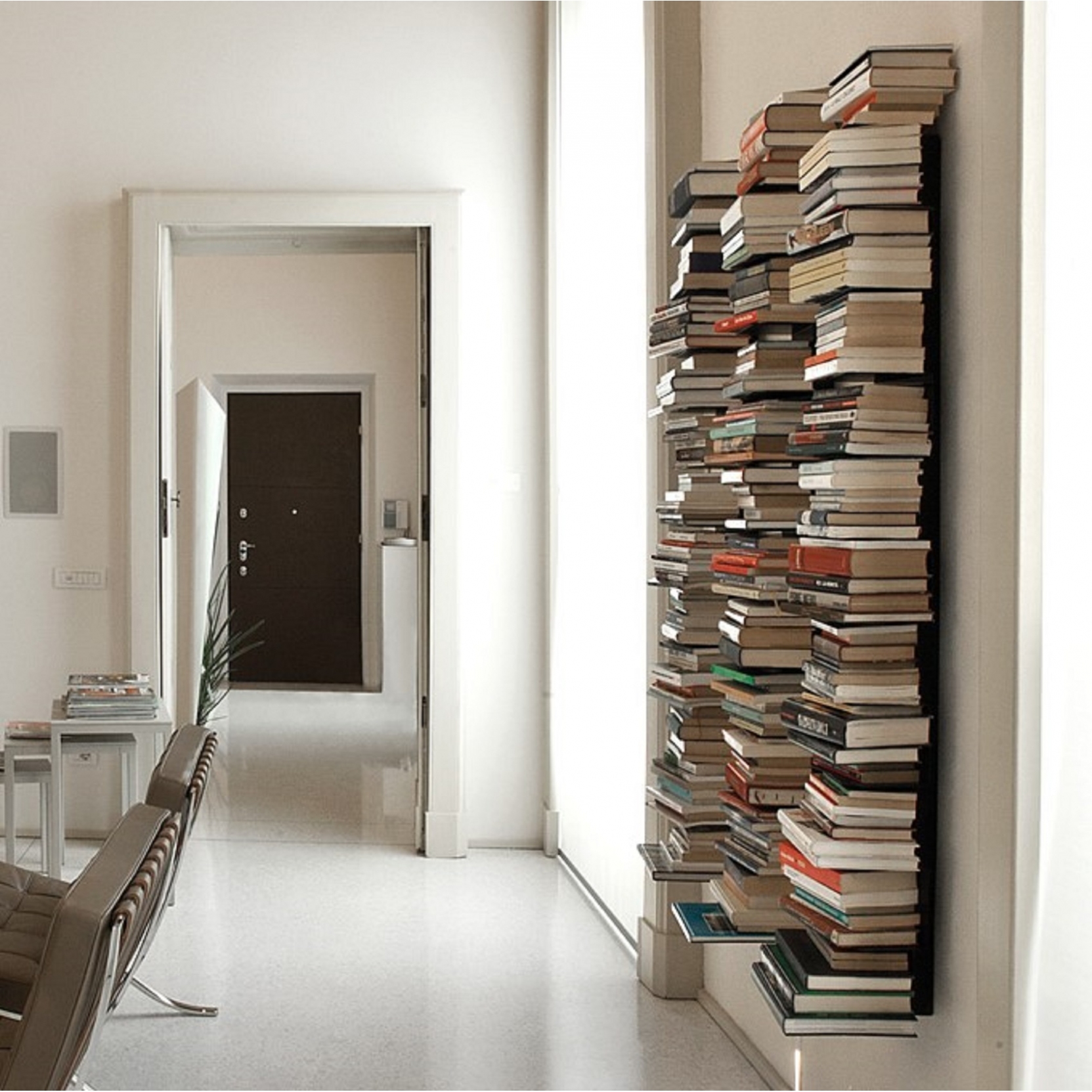 Opinion Ciatti Ptolomeo Wall Bookcase, Wall To Bookcase