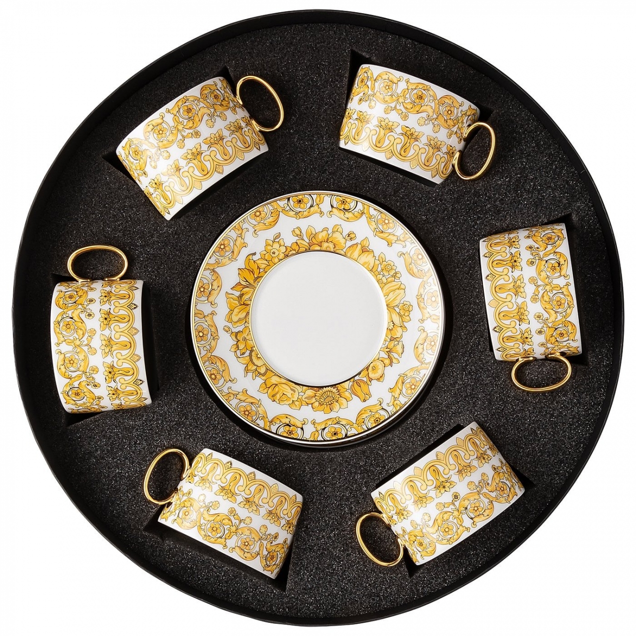 Rosenthal Versace Medusa Rhapsody Set of 6 Tea Cup