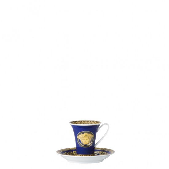 Rosenthal Versace Medusa Blue Tall Espresso Cup