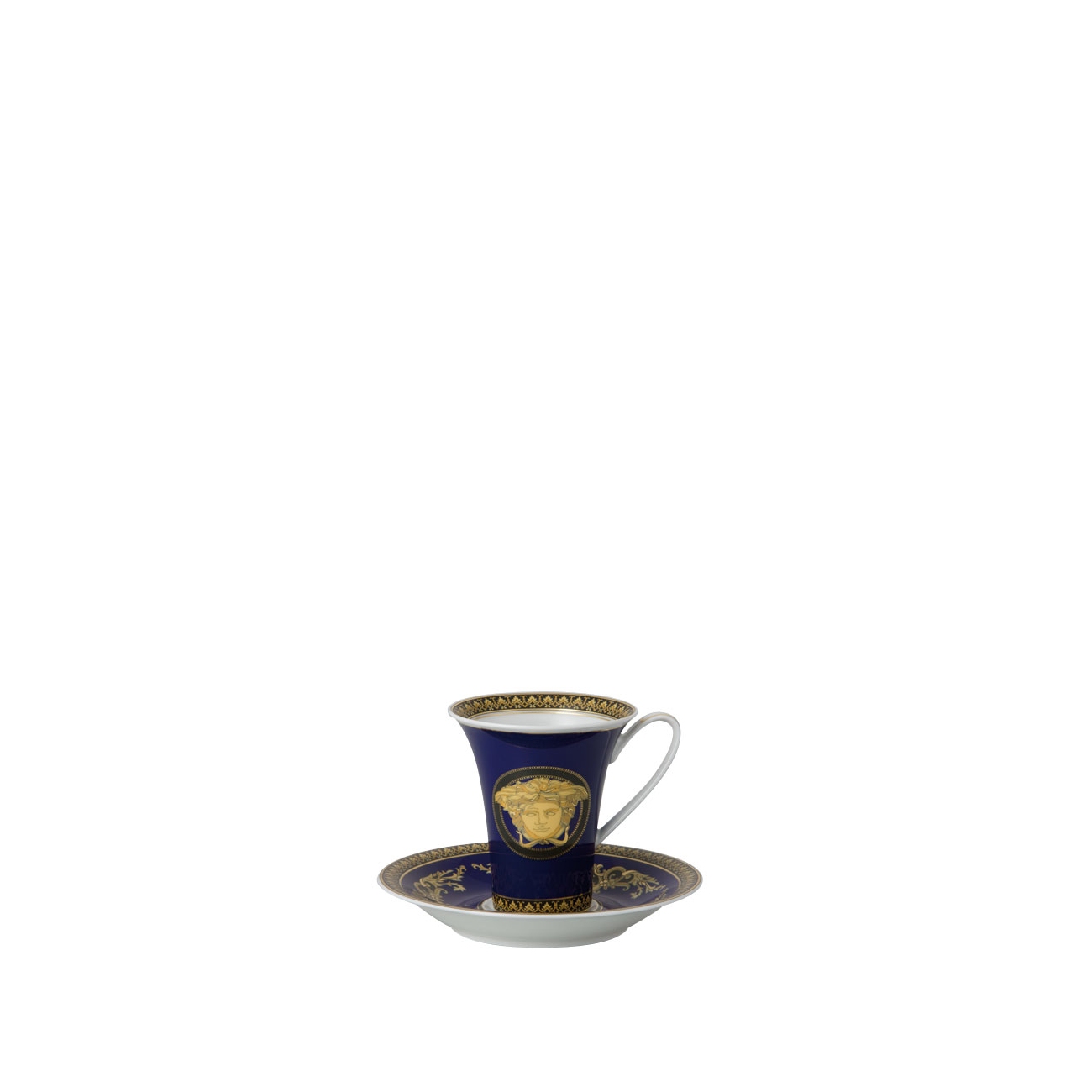 Rosenthal Versace Medusa Blue Tall Cup