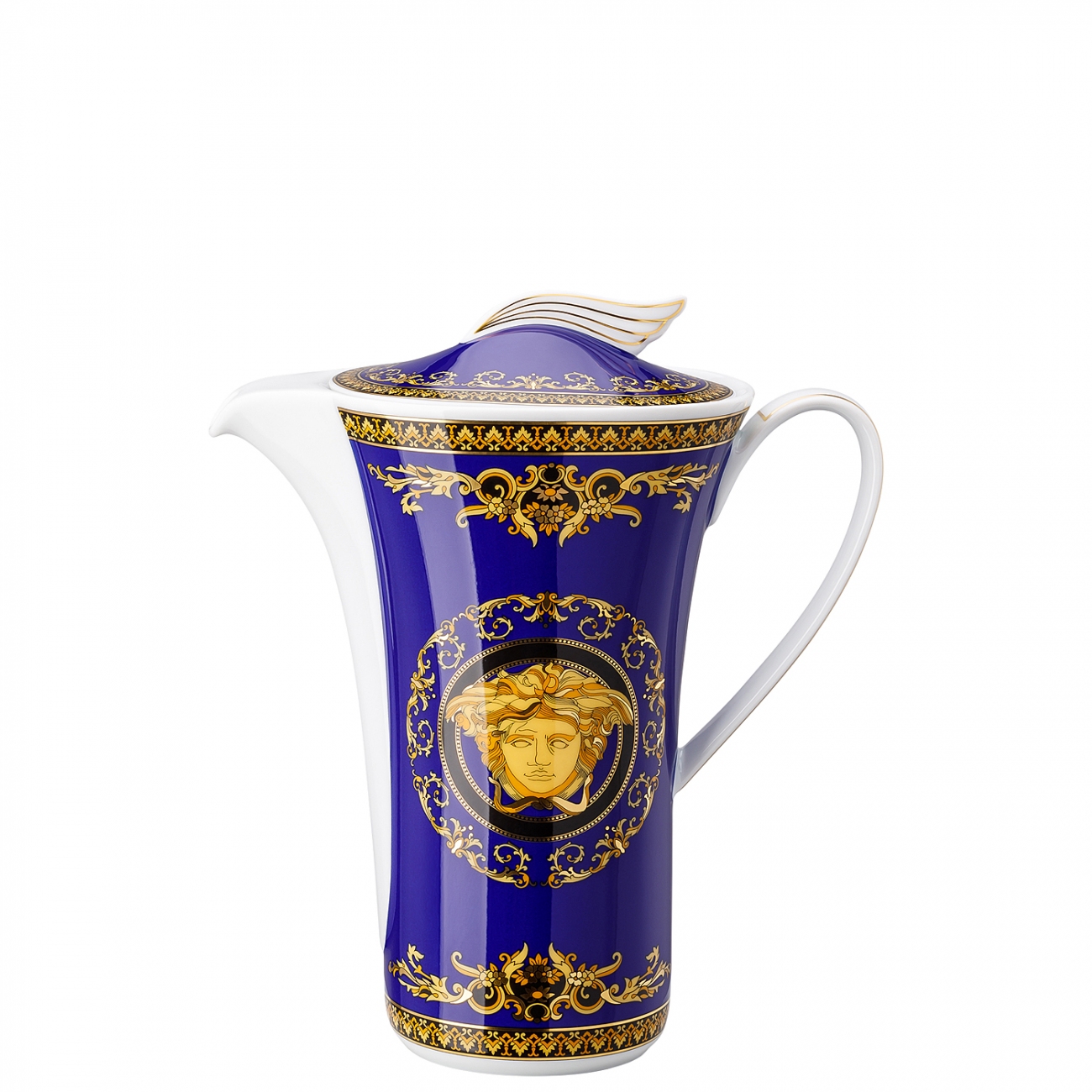 Rosenthal Versace Medusa Blue Coffee Pot