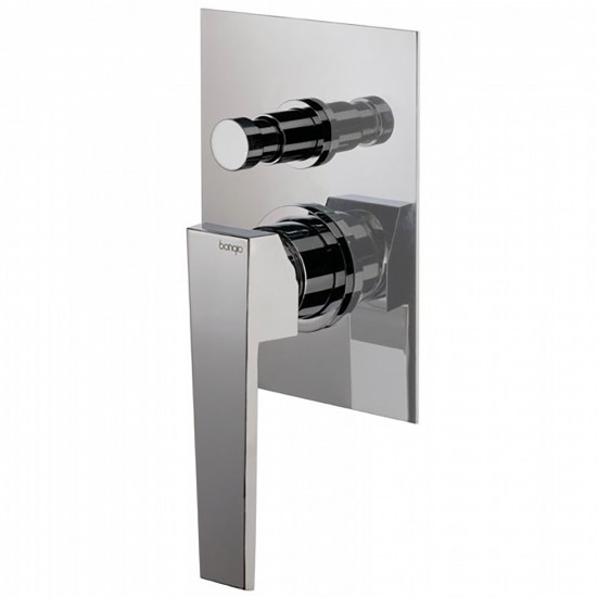Bongio Style Stelth Wall Mounted Mixer with Diverter