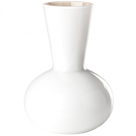 Venini Idria Vase Milk-White / Grey