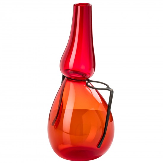 Venini Where Are My Glasses? Single Lens Vase Red / Gradient Crystal