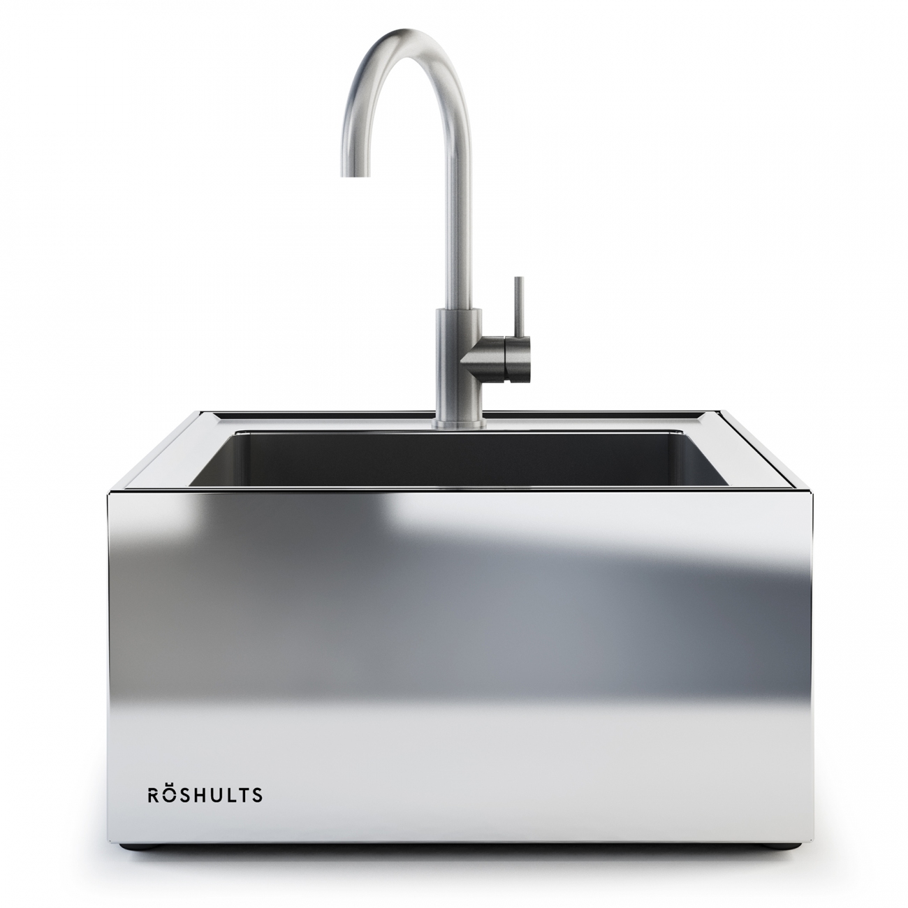 Röshults Module Kitchen Sink X Brushed Stainless Steel