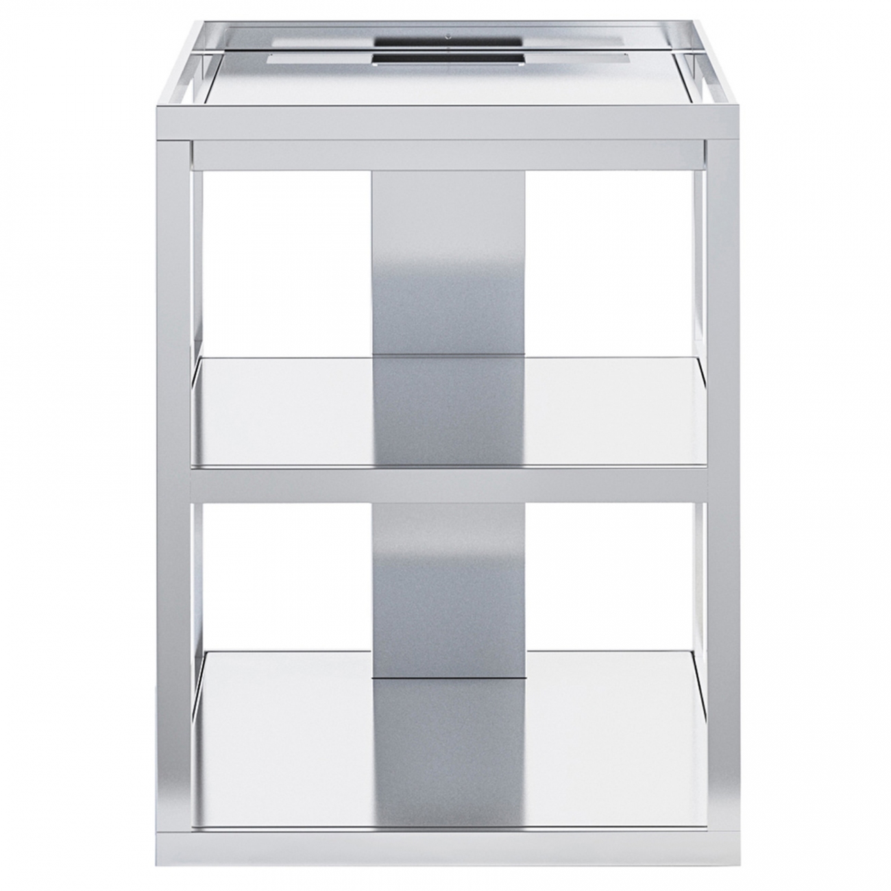 Röshults Open Kitchen Frame 50 Brushed Stainless Steel