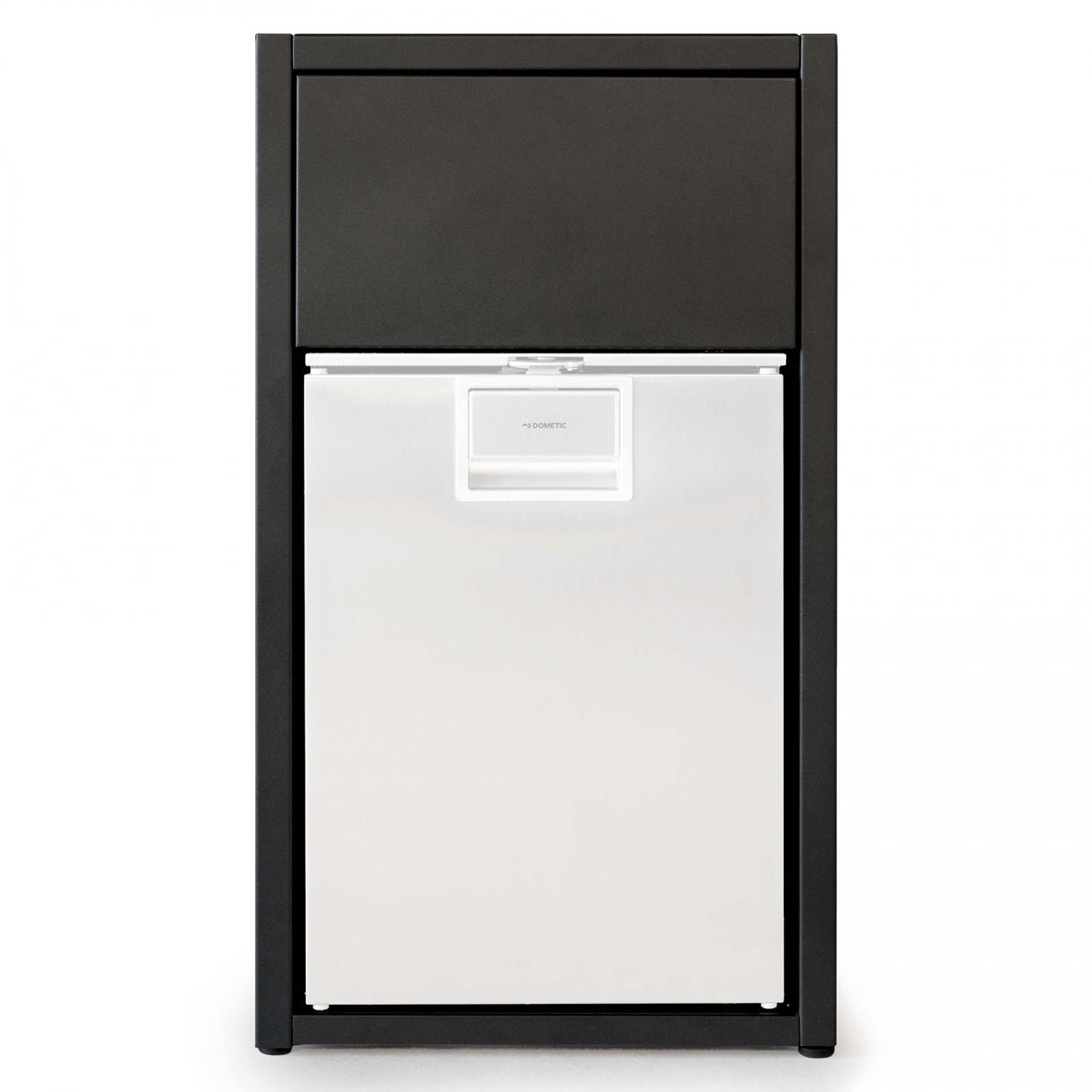 Röshults Open Kitchen Cabinet f. Fridge 50 Brushed Stainless Steel