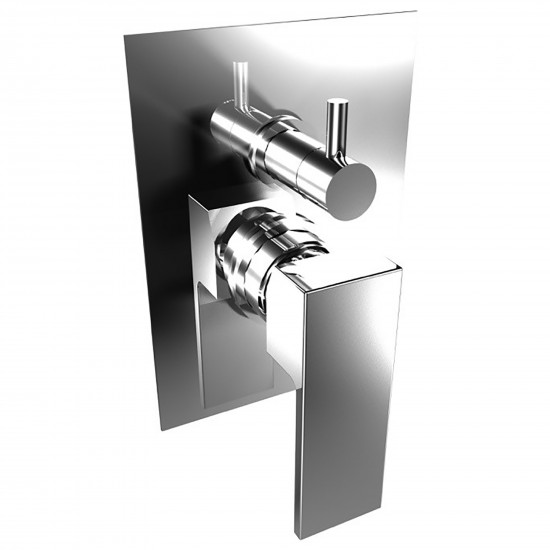 Bongio Project Line Wall Mounted Mixer with Diverter