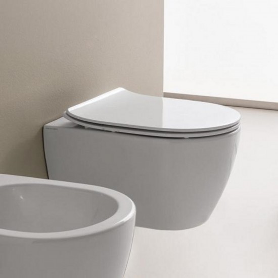 SCARABEO MOON Wall-mounted CLEAN FLUSH WC