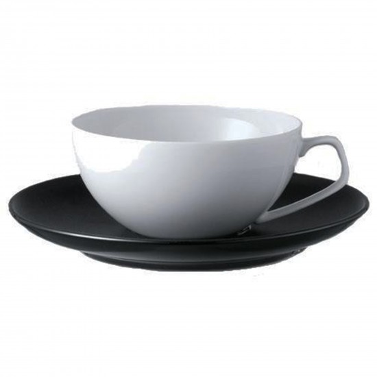 Rosenthal TAC Black Cup and Saucer 4 low