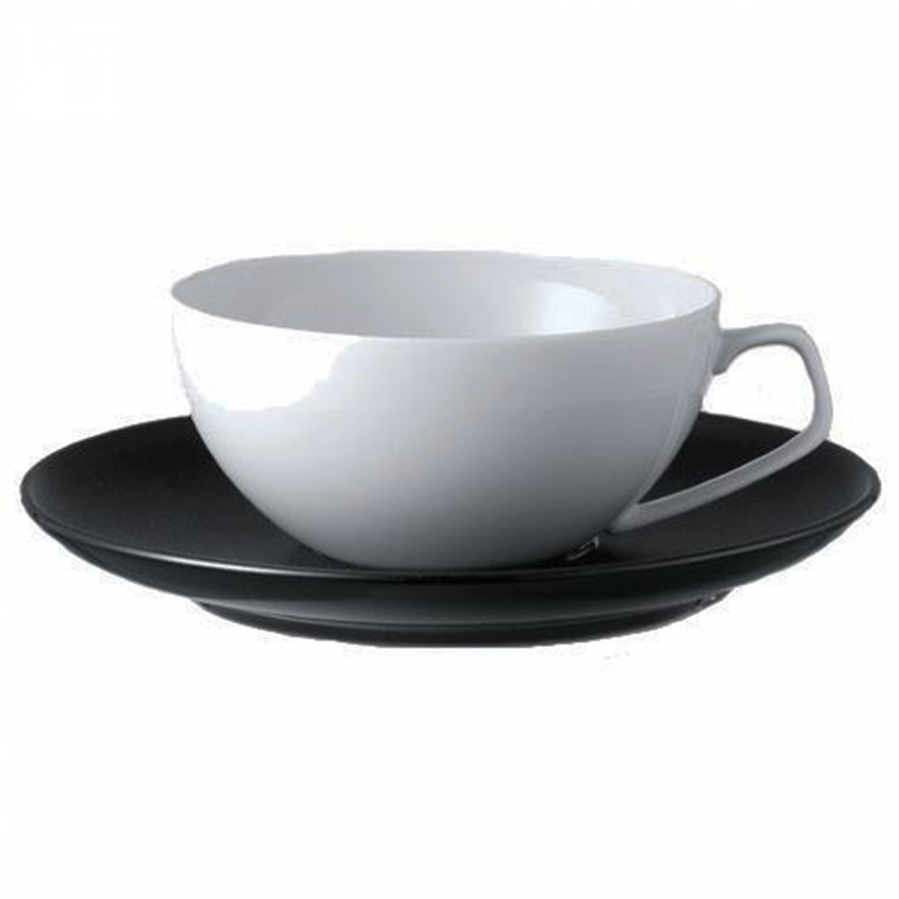Rosenthal TAC Black Cup and Saucer 4 low