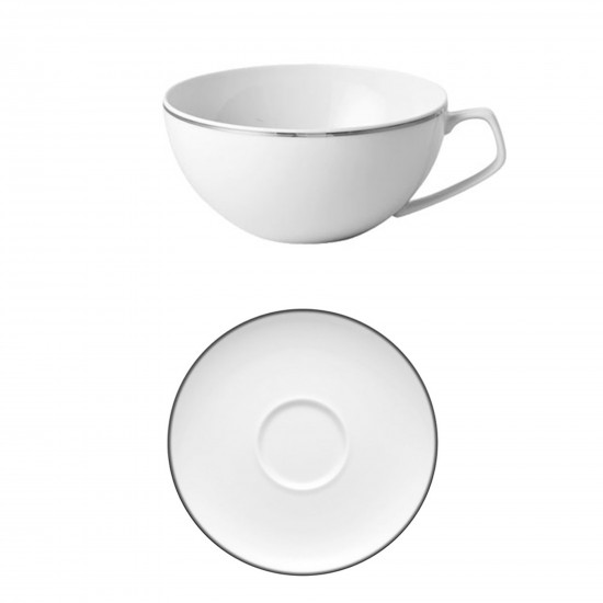 Rosenthal TAC Platin Tea Cup with Saucer