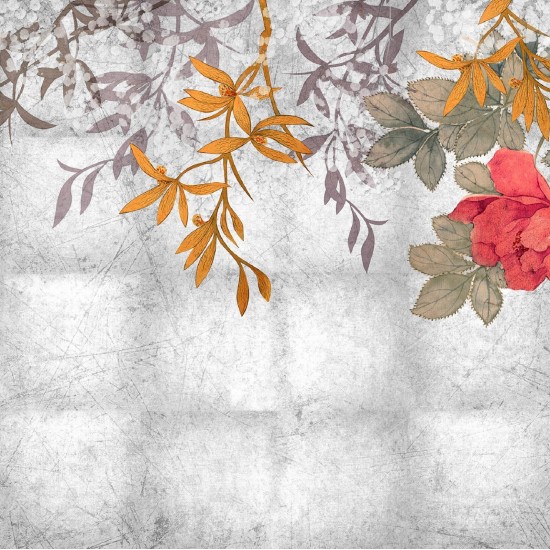 Inkiostro Bianco Grand bouquet Wallpaper