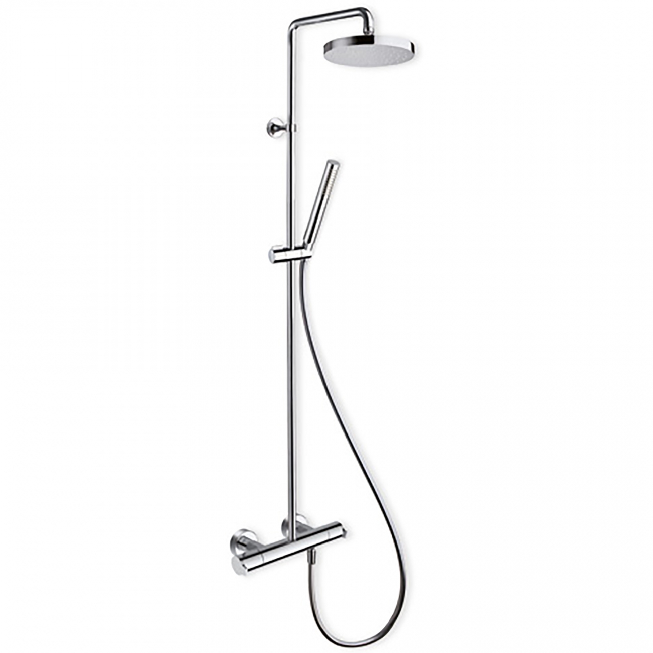 Cristina Contemporary Lines Diario Wall Mounted Shower Thermostatic Mixer