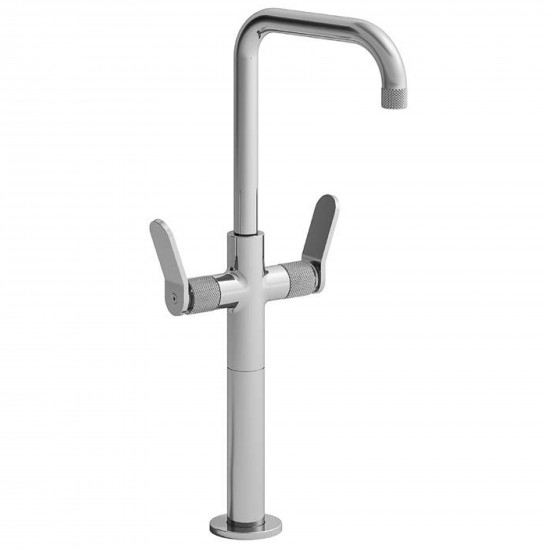 Cristina Contemporary Lines East Side Basin Mixer Tall