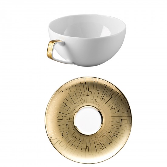 Rosenthal TAC Skin Gold Tea Cup & Saucer