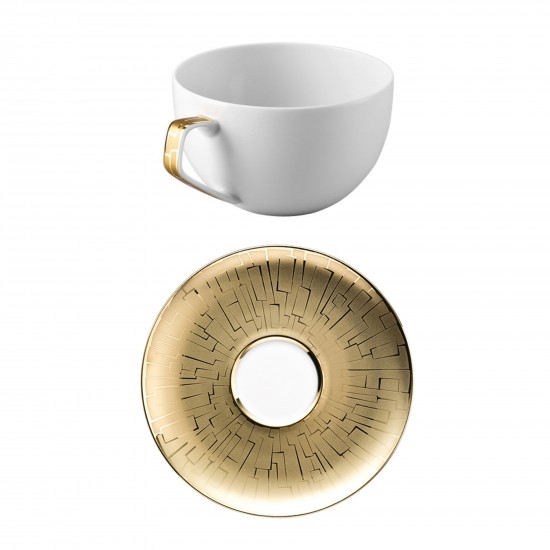 Rosenthal TAC Skin Gold Combi Cup with Saucer