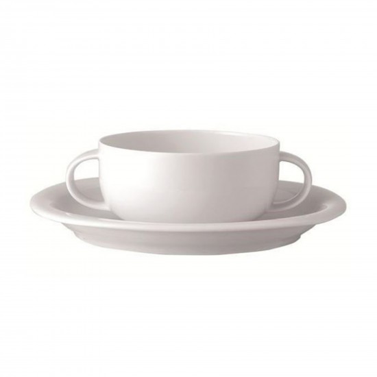 Rosenthal SUOMI Weiss Creamsoup Cup & Saucer