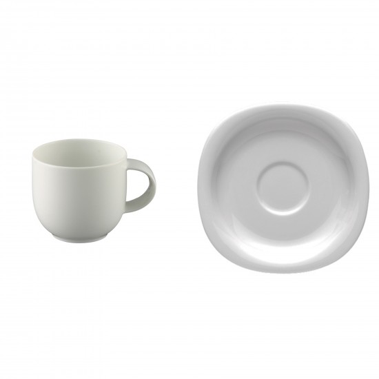 Rosenthal SUOMI Weiss Espresso Cup & Saucer