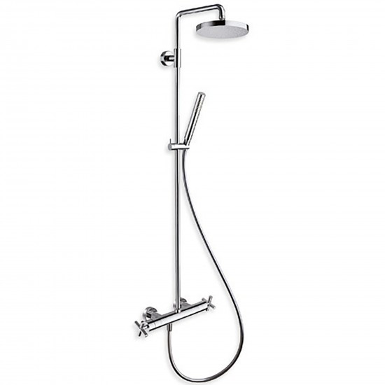 Cristina Contemporary Lines Exclusive Wall Mounted Shower Thermostatic Mixer