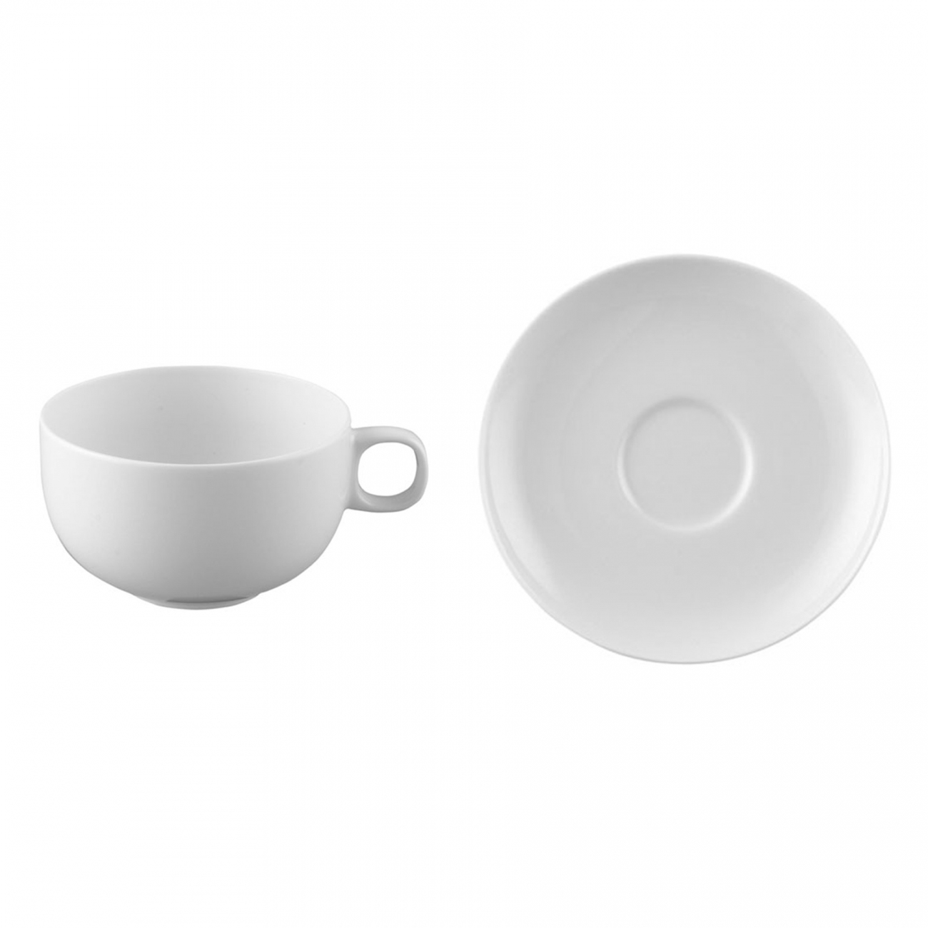 Rosenthal MOON Weiss Tea Cup with Saucer