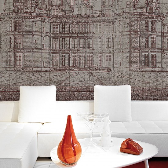 Inkiostro Bianco Chateaux Wallpaper