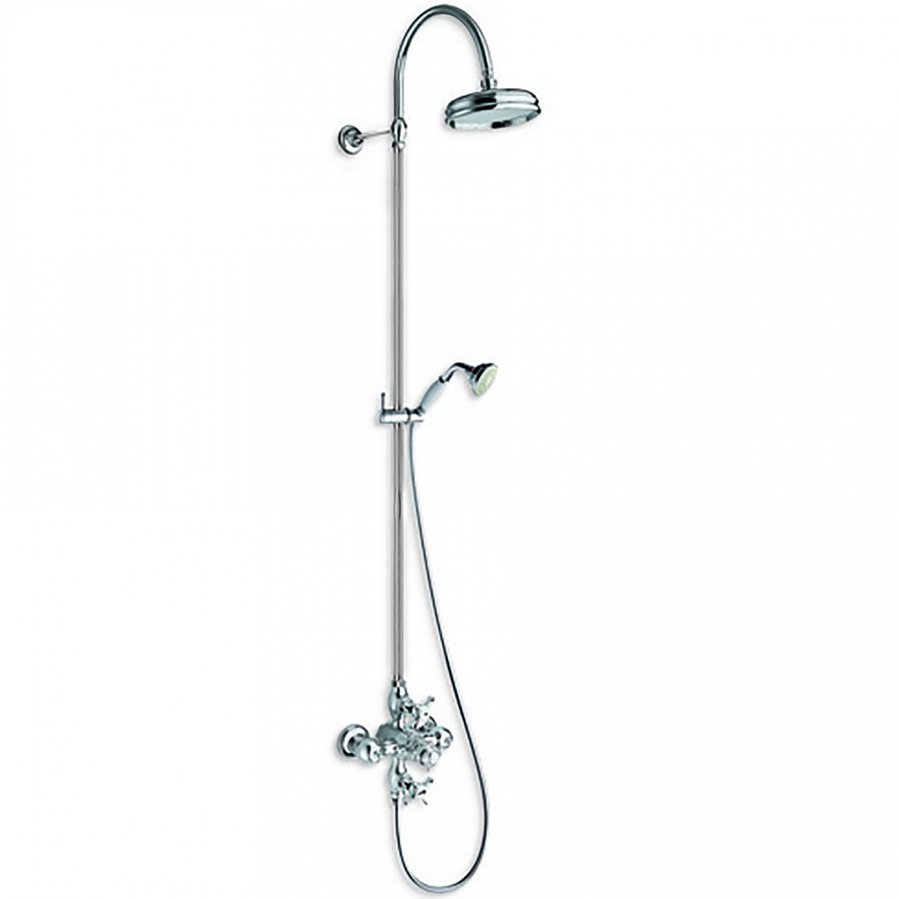 Cristina Classic Lines Canosa Wall Mounted Shower Thermostatic Mixer