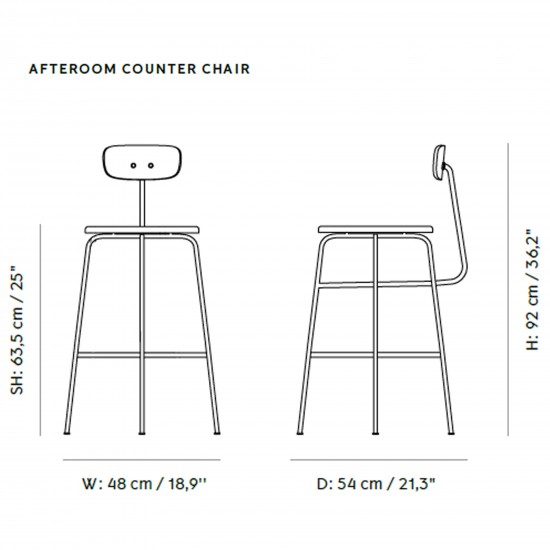 Menu Afteroom Counter Chair