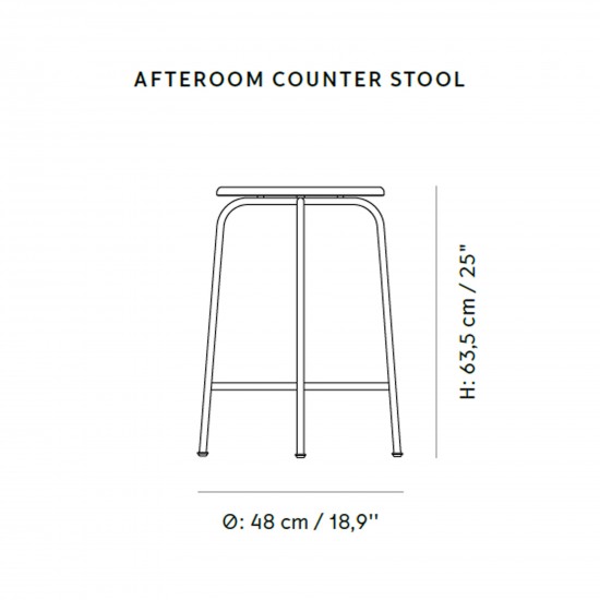 Menu Afteroom Counter Stool Upholstery