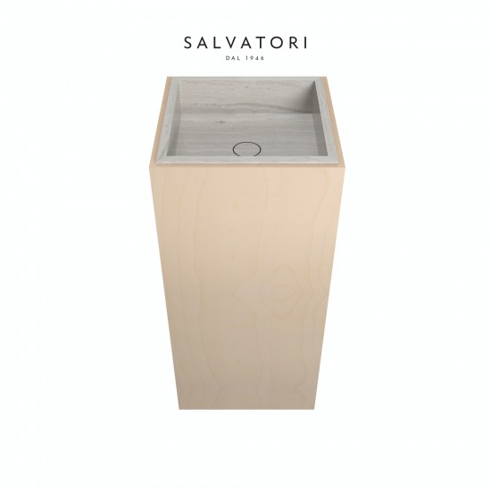 Salvatori Adda Freestanding Sink Acero 41X41