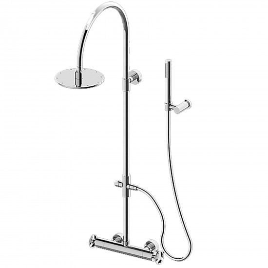 Graff Harley wall mounted thermostatic shower column