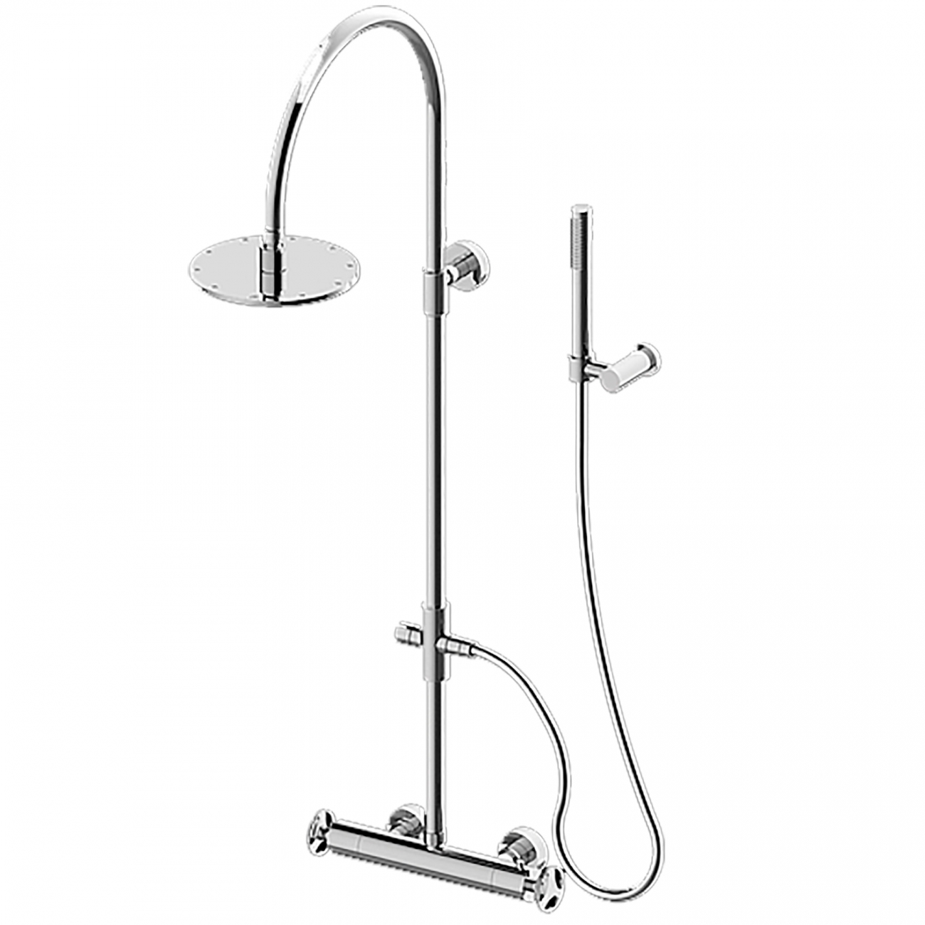 Graff Harley wall mounted thermostatic shower column